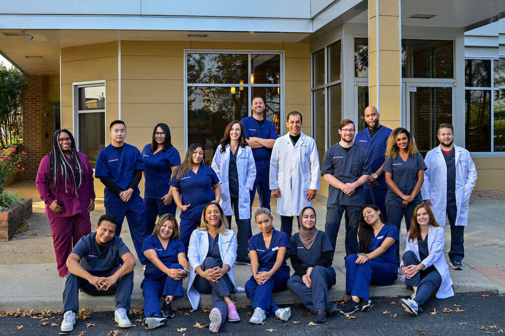 Group shot of entire staff at See Clearly